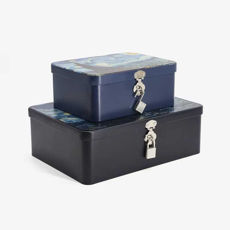 Custom Logo Lock Tin Gift Box06