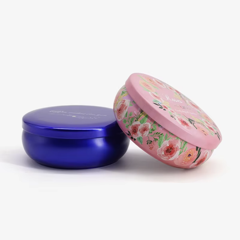 Custom Round Coffee Tea Tin Box 05