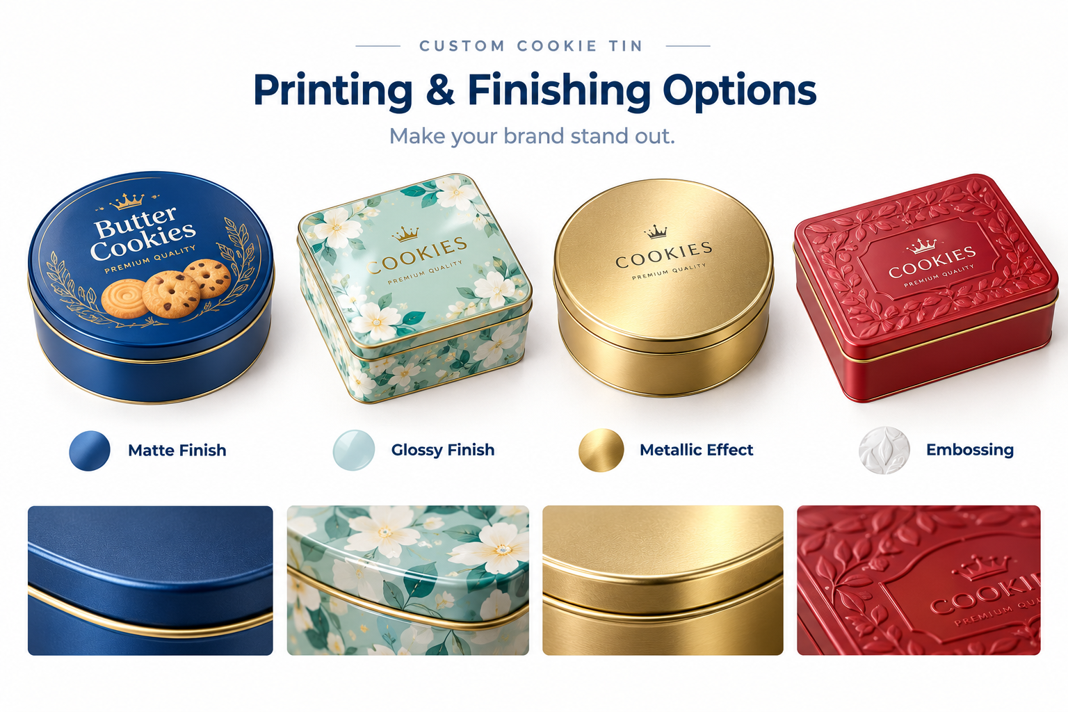 cookie tin printing and finishing